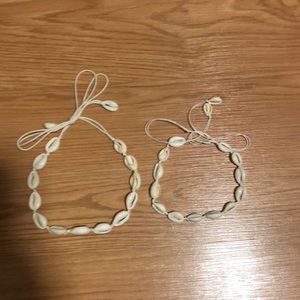 2 Cowrie Shell Necklaces
